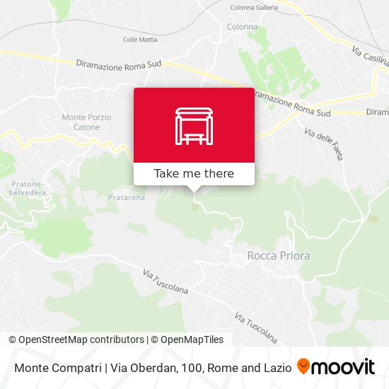 Monte Compatri | Via Oberdan, 100 map