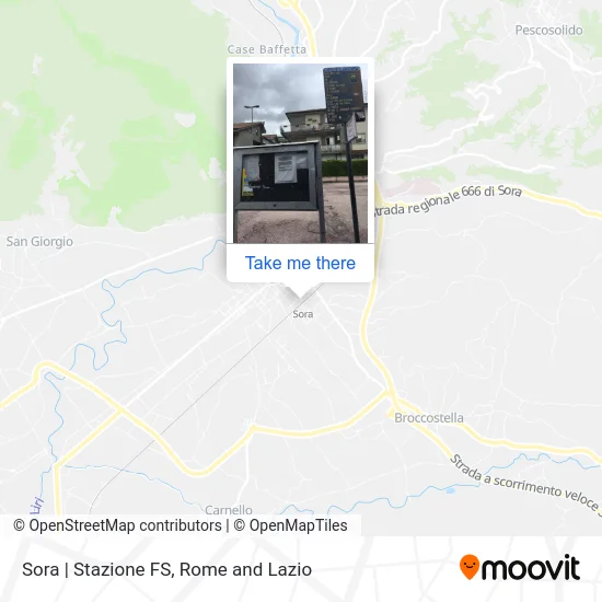 Sora | Railway Station map