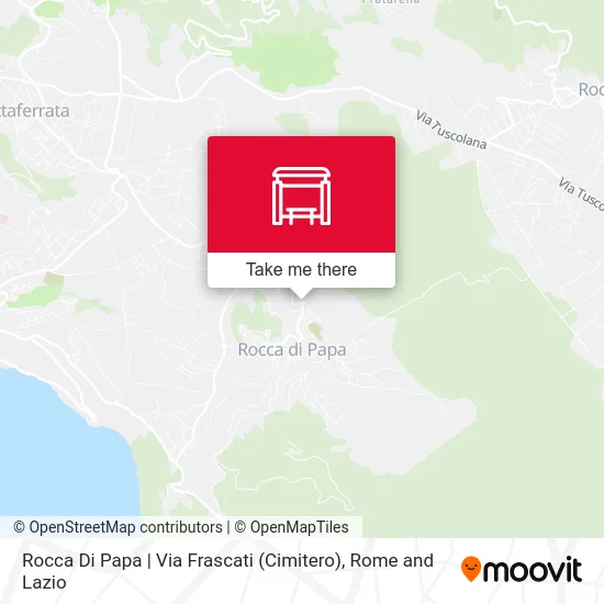 Rocca Di Papa | Frascati Street (Cemetery) map