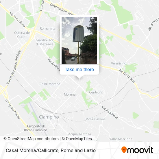 Casal Morena/Callicrate map