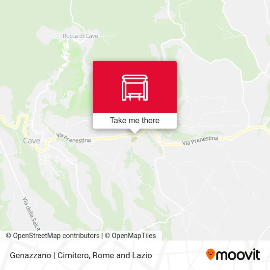 Genazzano | Cimitero map