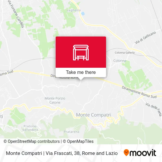 Monte Compatri | Via Frascati, 38 map