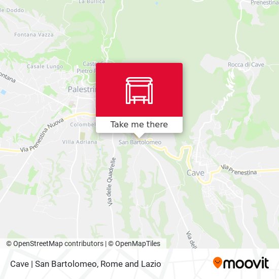 Cave | San Bartolomeo map