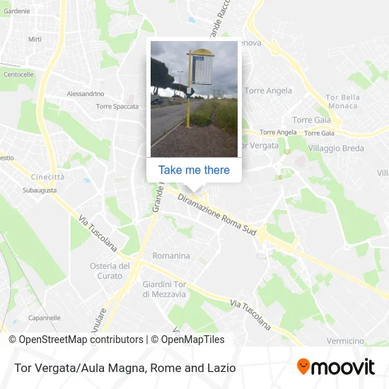 Tor Vergata/Aula Magna map