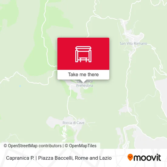 Capranica P. | Piazza Baccelli map