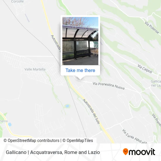 Gallicano | Acquatraversa map