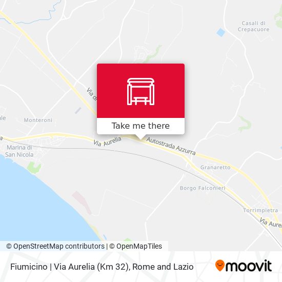 Fiumicino | Via Aurelia (Km 32) map