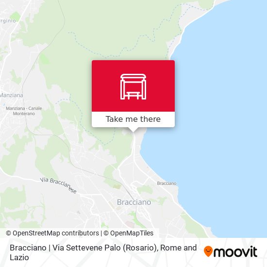 Bracciano | Via Settevene Palo (Rosario) map