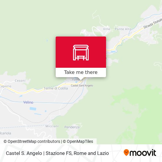 Castel S. Angelo | Stazione FS map