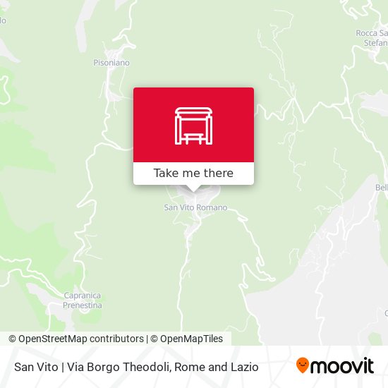San Vito | Via Borgo Theodoli map