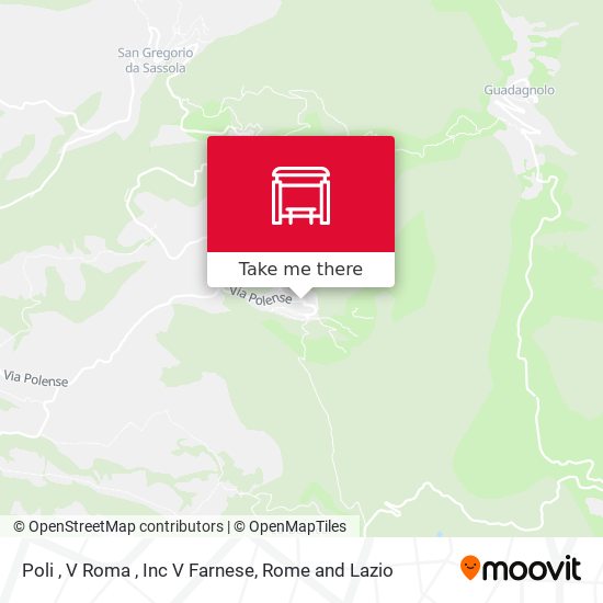 Poli , V Roma , Inc V Farnese map