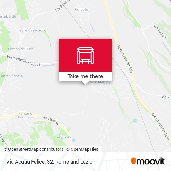 Via Acqua Felice, 32 map