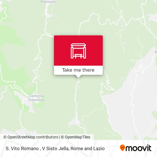 S. Vito Romano , V Sisto Jella map