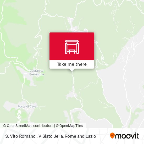 S. Vito Romano , V Sisto Jella map