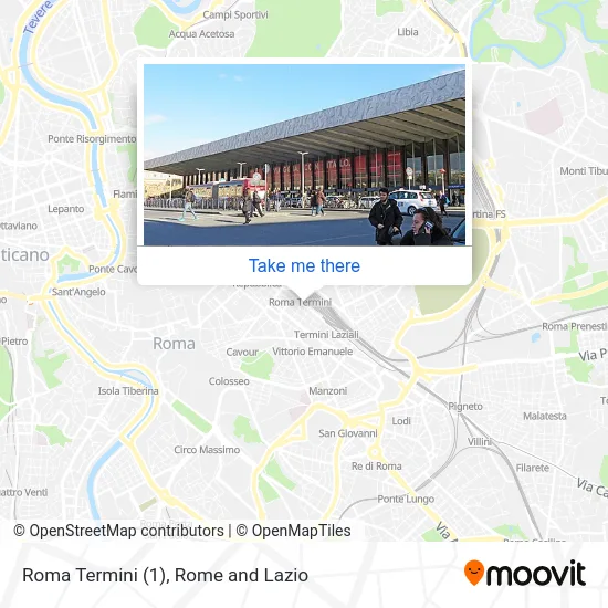 Roma Termini (1) map