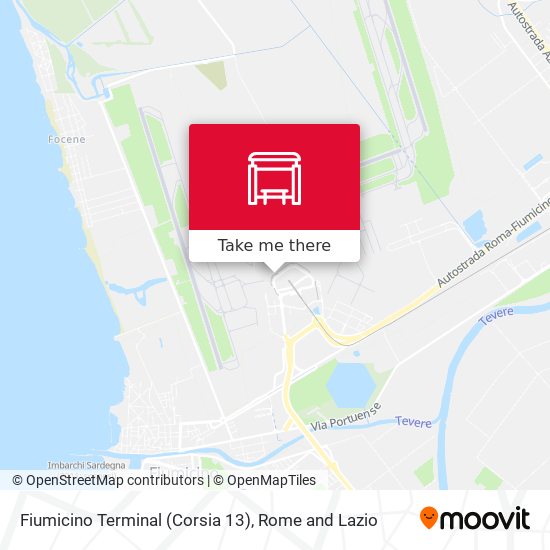 Fiumicino Terminal (Corsia 13) map