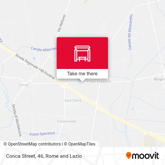 Conca Street, 46 map
