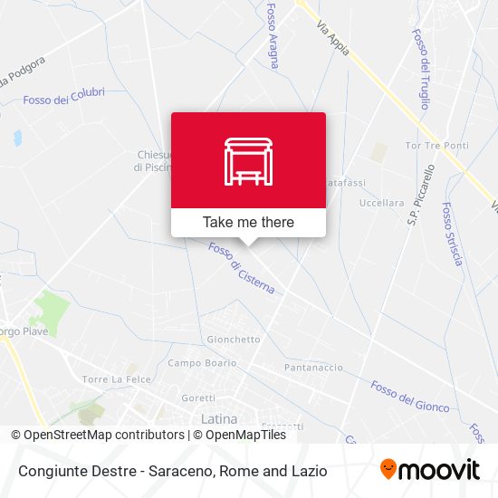 Congiunte Destre - Saraceno map
