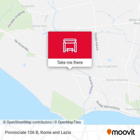Provincial Road 106 B map