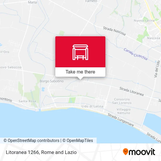 Litoranea 1266 map