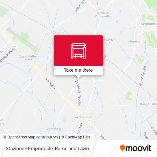 Stazione - Empodocle map