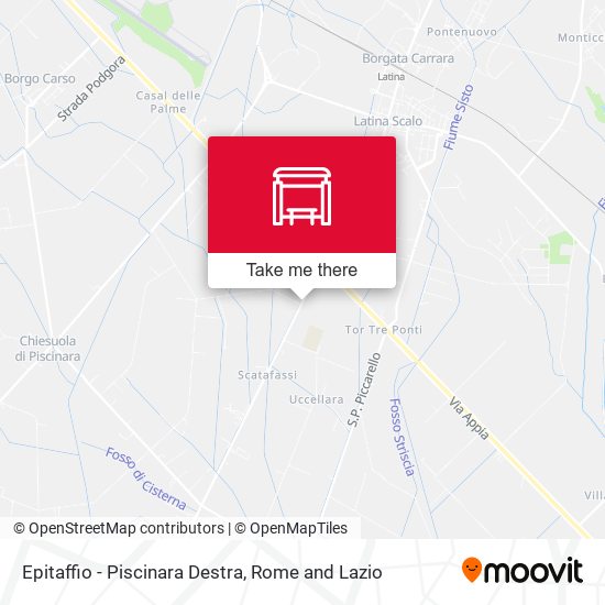 Epitaffio - Piscinara Destra map