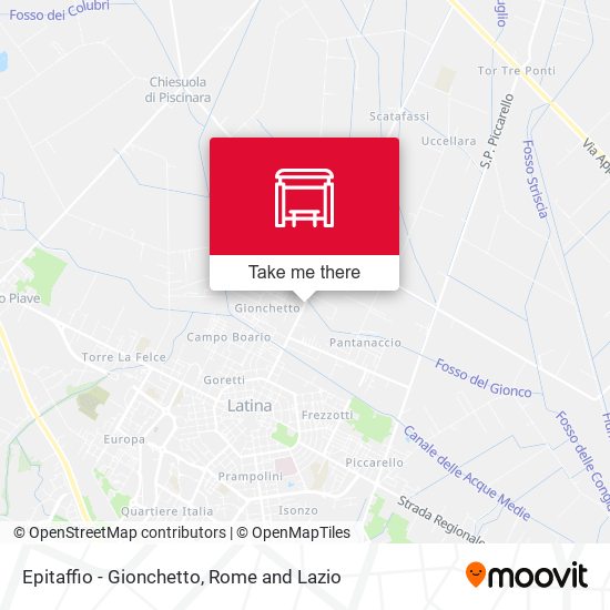Epitaffio - Gionchetto map
