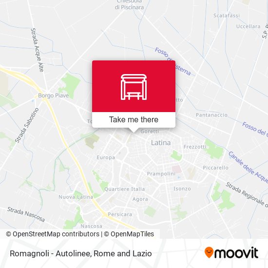 Romagnoli - Autolinee map