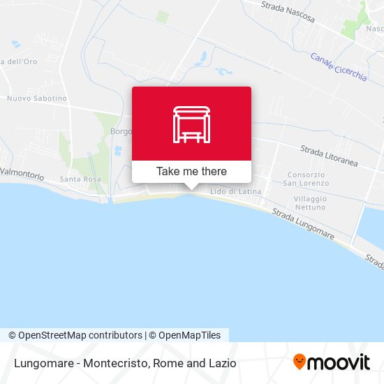 Lungomare - Montecristo map