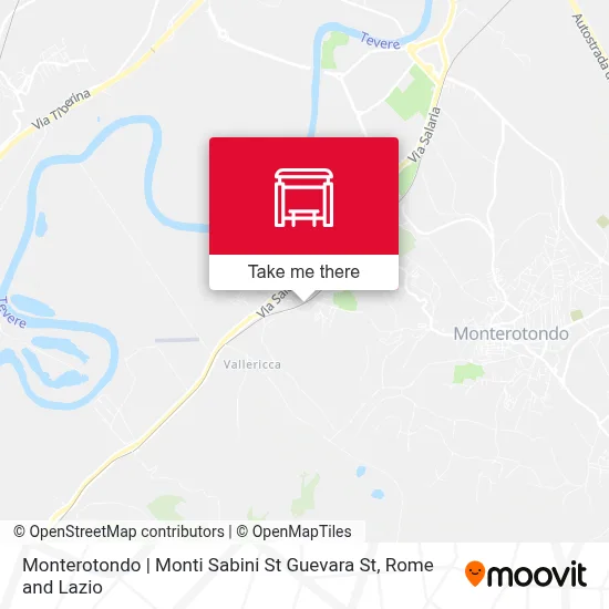 Monterotondo | Monti Sabini St Guevara St map