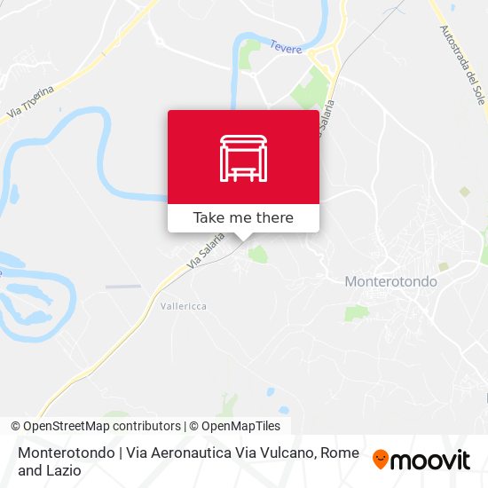 Monterotondo | Via Aeronautica Via Vulcano map
