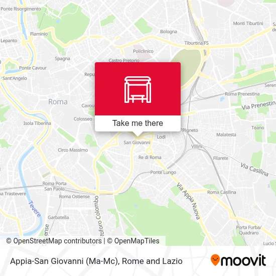 Appia-San Giovanni (Ma-Mc) map