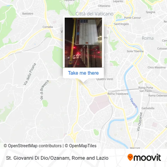 St. Giovanni Di Dio/Ozanam map