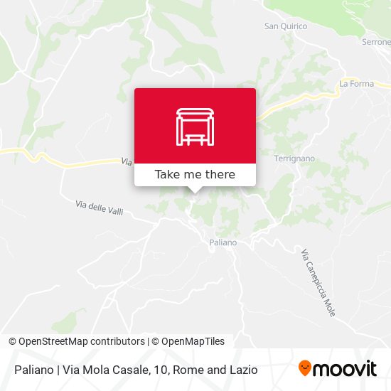 Paliano | Via Mola Casale, 10 map