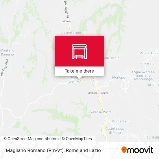 Magliano Romano (Rm-Vt) map
