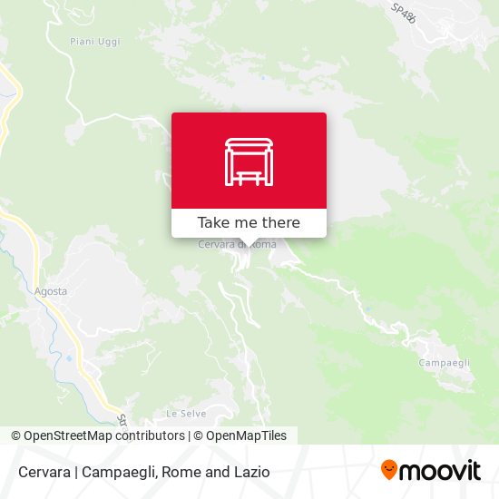 Cervara | Campaegli map