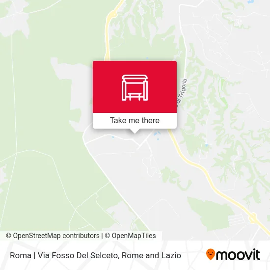 Roma | Via Fosso Del Selceto map