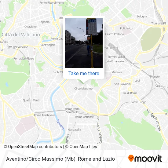 Aventine / Circus Maximus (Metro) map