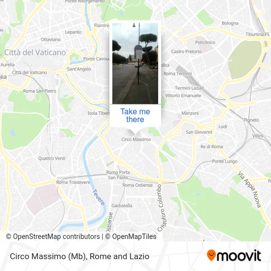 Circo Massimo (Mb) map