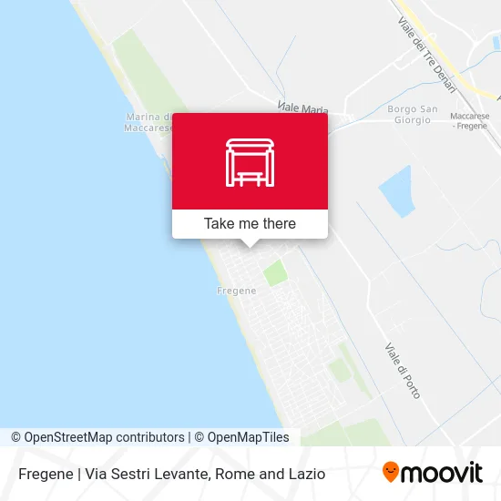 Fregene | Via Sestri Levante map