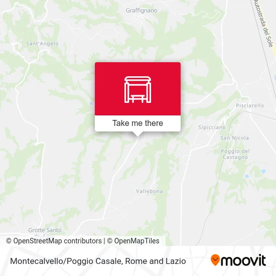 Montecalvello/Poggio Casale map