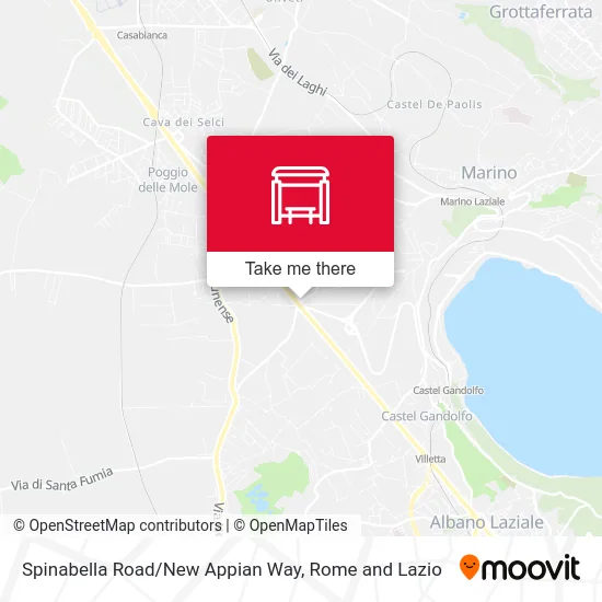 Spinabella Road/New Appian Way map