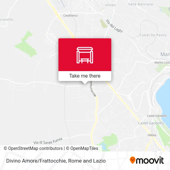 Divino Amore/Frattocchie map