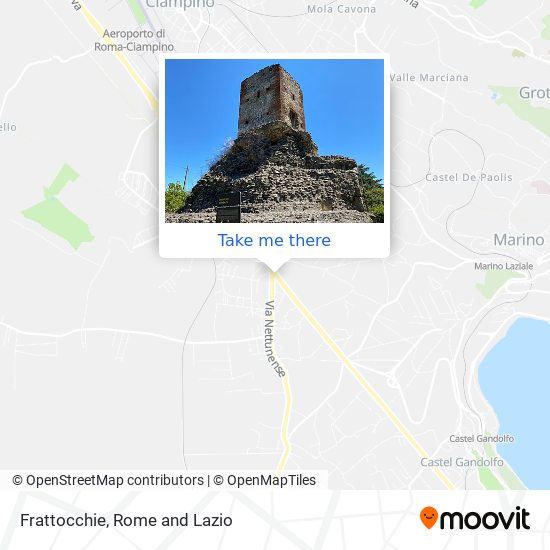 Frattocchie map