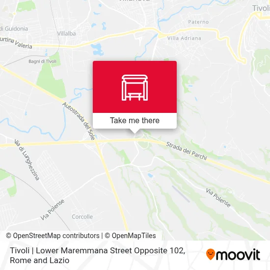 Tivoli | Lower Maremmana Street Opposite 102 map