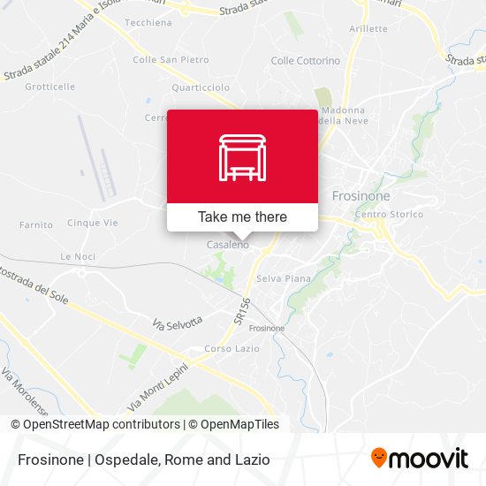 Frosinone | Ospedale map