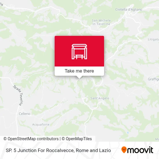 SP. 5 Junction For Roccalvecce map