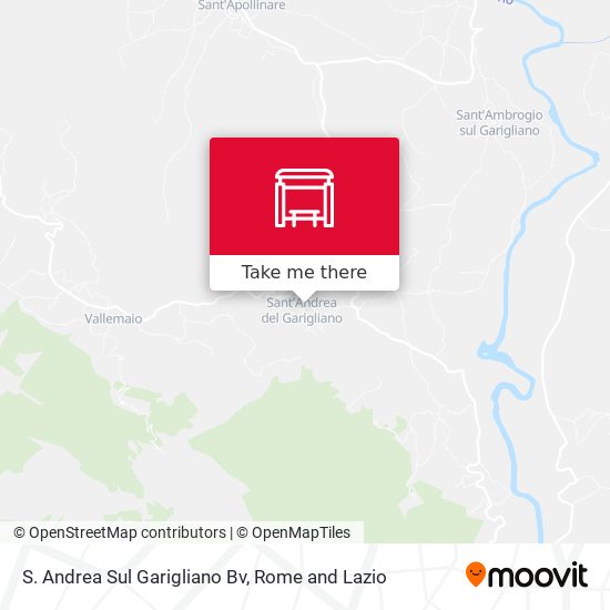 S. Andrea Sul Garigliano Bv map