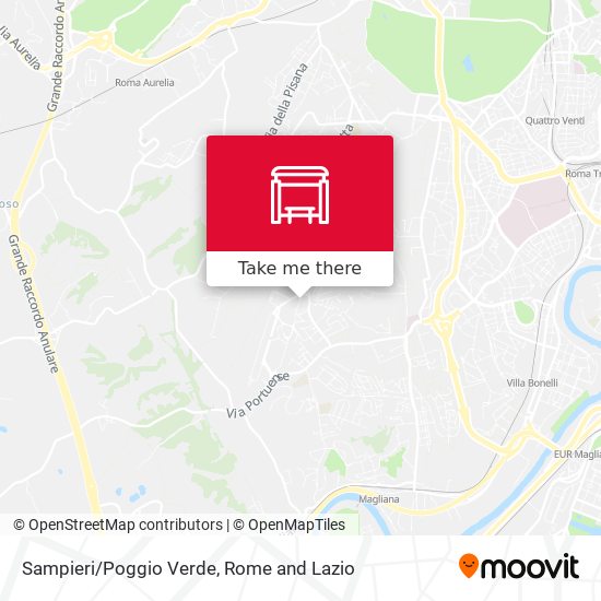 Sampieri/Poggio Verde map