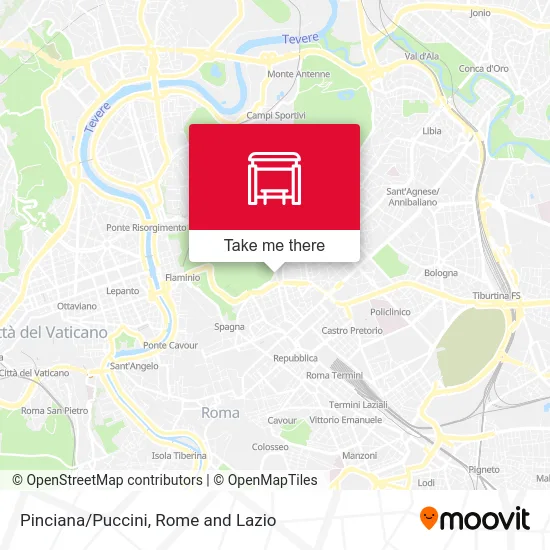 Pinciana/Puccini map